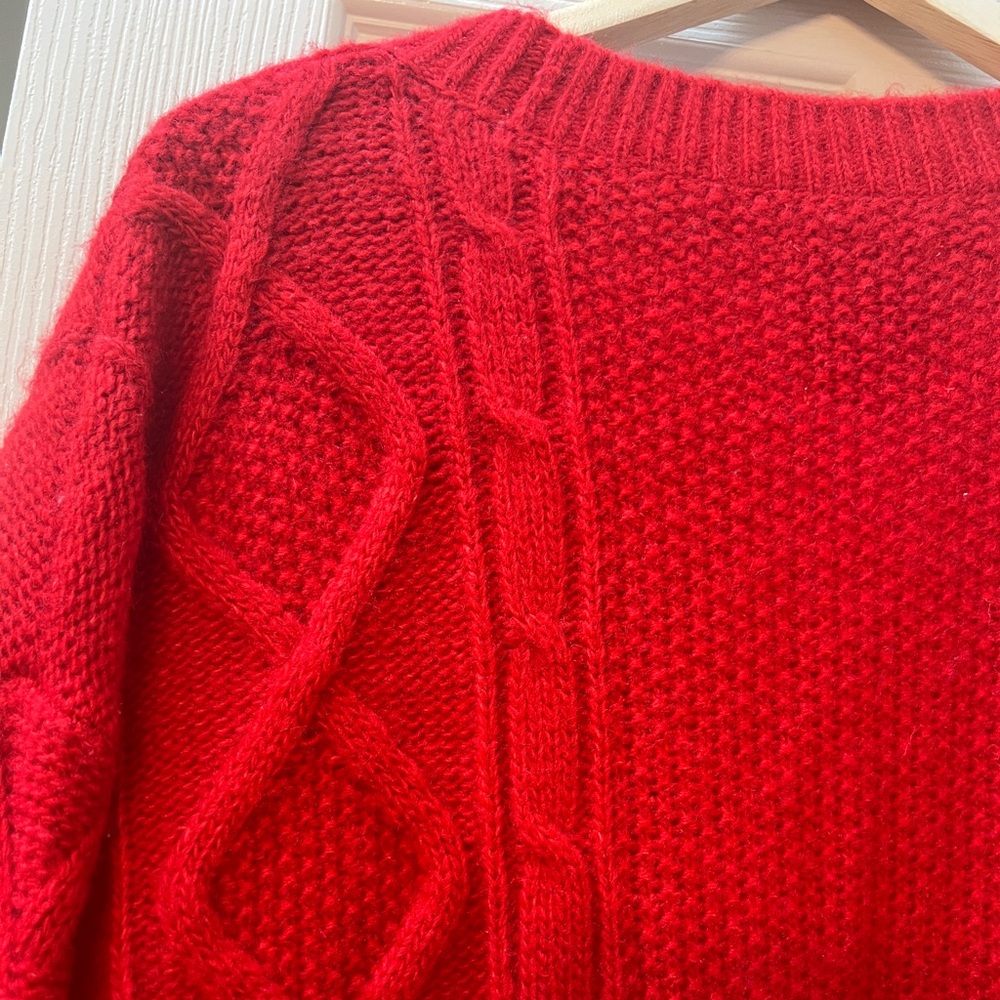 Red Knit Sweater - Picture 6 of 8